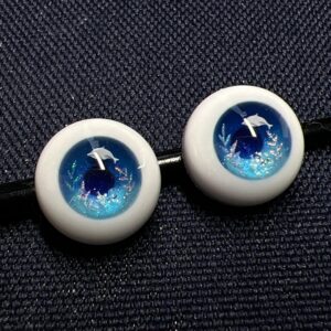 Blue Iris BJD Doll Eyes | 10–24mm Handmade Resin Eyes for 1/3 1/4 1/6 Dolandre