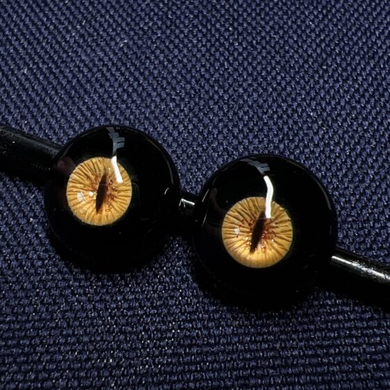 Golden Beast Resin Eyes for BJD Dolls – Realistic Custom Look - Image 2
