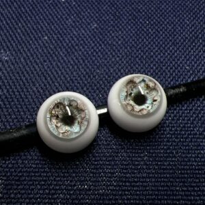 BJD Doll Eyes for 1/3, 1/4, 1/6 Dolls – Realistic Turquoise Resin Eyes