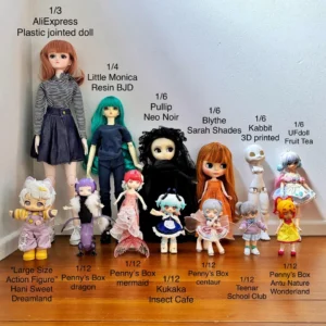 i lined up my dolls to compare them v0 sl4xu843mqyc1